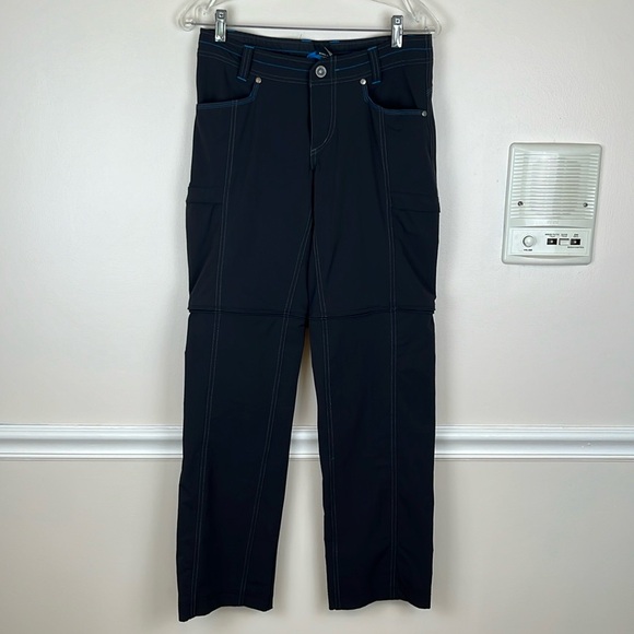 Kuhl Women’s Convertible/Zip-Off Pants/Shorts, Black, 6 Pockets, Hiking, Size 6 - Picture 16 of 16